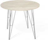 Стол SHT-TU10/80 ЛДСП хром лак/дуб беленый Sheffilton SHT-TU10 2359864801