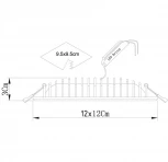 Встраиваемый точечный светильник Arte Lamp Canopo A7243PL-2WH