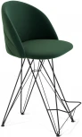 Стул полубарный SHT-ST35-2/S66-1 лиственно-зеленый/черный муар Sheffilton 9923432401