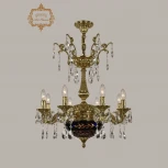 Подвесная люстра Art Classic 31.19 31.19.8.CK125SP.250SP.G.Sp.Amber.Blue.1B