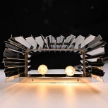 Настенный светильник Grace Lightning Facet Wall Lamp Silver By ImperiumLoft Grace01 (220V)