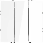 Выключатель трехклавишный (белый глянцевый) Voltum S70 VLS030101