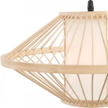 Подвесной светильник ST Luce Alma SL6241.533.01 Древесный/Белый E27 1*40W (220V, на проводе)