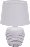 Настольная лампа Escada Eyrena 10173/L White 1x40Вт E14, керамика/ткань, белый (220V)