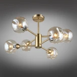 Потолочная люстра на штанге Omnilux 933 OML-93307-06 (220V, шарики)