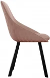 Стул 246 поворотный, Z34 пудра, ножки черные Dikline 00-00064818