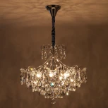 Подвесная люстра Eurosvet Crystal 10080/6 хром / прозрачный хрусталь