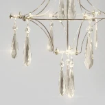 Бра с хрусталем и регулировкой цветовой температуры Bogate's Tense 442/1 хром (LED, 220V, подвески, пульт управления)