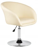 Кресло дизайнерское EDISON (кремовый)