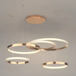 Подвесной светильник Eurosvet Posh 90175/5 (регулировка яркости, LED, 220V, пульт управления, на тросе, кольцо)