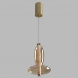 Светильник подвесной Crystal Lux QUASAR SP7W LED AMBER (220V, на проводе)