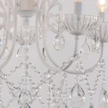 Подвесная люстра Reluce 04211-0.4-05 WH (220V, подвески, на цепи, подсвечник, свеча)