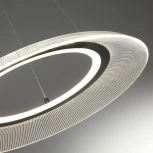 Светильник подвесной Novotech Welle 359189 OVER черный, диммируемый, в комплекте пульт ДУ IP20 LED 3000К~6000К 48W 220-240V (регулировка яркости, на тросе)