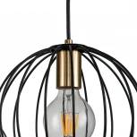 Подвесной светильник Quebec 10176/3S E27*60W Black/Brass