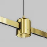 Подвес тросовый Hang с прямым коннектором питания Flarity латунь Maytoni Accessories for tracks Flarity TRA157SW-IPC1-BS (24V)