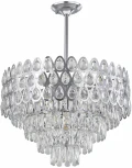 Потолочная люстра хрустальная на штанге Arte Milano Sorrento-2019 372019/8/300/550 CR (220V)