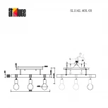 Подвесной светильник ST Luce Bagetti SL1142.403.03