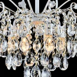 Потолочная люстра хрустальная на штанге Reluce 04055-0.3-06 WH+GOLD PN (220V)