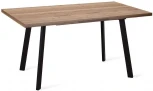 Стол HB120 Дуб Галифакс (ЛДСП EGGER)/опоры черные Dikline 00-00056851