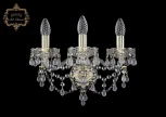 Бра Art Classic 10.24 10.24.3.141.Gd.V0300 (220V, хрусталь, подвески, подсвечник, свеча)