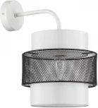 Бра Lumion Animaisa 8002/1W белый, черный металл/металл, текстиль Е27 60W 220V