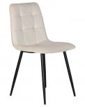 Стул обеденный CHILLY (Кремовый Holland 05, основание черное)