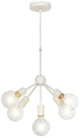 Подвесная люстра Lussole Elmira LSP-8268-CL Kenner (220V, на проводе, шарики, молекулы, IP21)