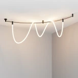 Трековый светильник с гибким неоном магнитный 48W 48V Maytoni Tau TR209-1-48W3K-B (LED)