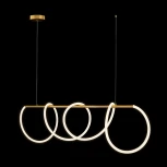 Подвесной светильник светодиодный с гибким неоном Loft It Thread 10388P/B Brass (220V, на тросе)
