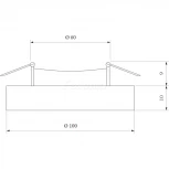 Встраиваемый точечный светильник Elektrostandard 2218 MR16 CL прозрачный