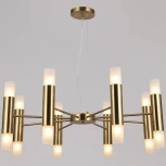 Подвесная люстра ILLUMICO IL0314-16P-79 BRASS (220V, на тросе)