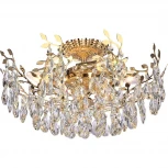 Потолочная люстра Stilfort Sofia 1031/03/06C (220V, хрусталь, листья)