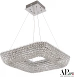Подвесная люстра светодиодная APL LED Sicilia SH504.0.50.A.Ni.4000 (220V, хрусталь, на тросе)