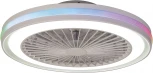 Потолочная люстра RGB светодиодная с вентилятором Mantra Gamer 8291 (220V, пульт управления, круглые)
