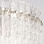 Подвесная люстра Loft It Nevada 10297/600 Nickel (220V, хрусталь, на цепи, круглые)