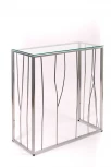 Консольный стол AllConsoles 1023-CS clear серебряный