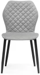 Стул Notta на металлокаркасе Софи светло-серый / черный 516576