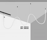 Трековый светильник с гибким неоном для низковольтного шинопровода FLUM Novotech Ramo 359335 KONST черный IP20 LED 25W 4000K 48V 2420Лм