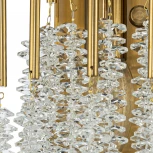 Настенный светильник (12052/2W Gold) Indigo Cappella V000601 (220V, хрусталь)