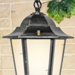 Уличный светильник подвесной Elektrostandard Claro GL 1004H черное золото