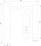 Бра Bogate's Flamel 373/1
