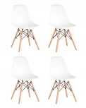 Стул Eames Style DSW белый x4 (разборный каркас) Stool Group арт.УТ000036422