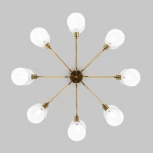 Потолочная люстра на штанге Eurosvet Bambola 60157/8 латунь (220V)