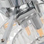 Потолочная люстра каскадная хрустальная Arte Milano Sorrento-7209 377209/7/490 CR (220V, круглые)