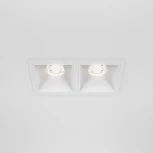 Встраиваемый светильник Alfa LED 4000K 2x10Вт 36° Maytoni Technical DL043-02-10W4K-SQ-W (220V)