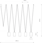 Подвесной светильник Nowodvorski More Tone 7817 (220V, на проводе)