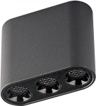 Потолочный светильник Odeon Light Small 7092/8CL черный/металл/акрил LED 8W 3000K 220V