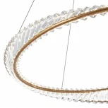 Подвесной светильник Arte Milano Venezia 318033/D800 BS (регулировка яркости, LED, 220V, хрусталь, пульт управления, на тросе, круглые)