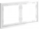 Рамка на 2 поста (белый глянцевый) Voltum S70 VLS100201