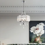 Подвесная люстра хрустальная на штанге Arte Milano Sorrento-1009 371009/5/300/400 CR (220V)